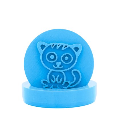 Vykrajovátko s motivem - Kočička Mňau (Průměr 6 cm)