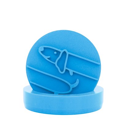 Vykrajovátko s motivem - Jezevčík na pokračování (Průměr 6 cm)