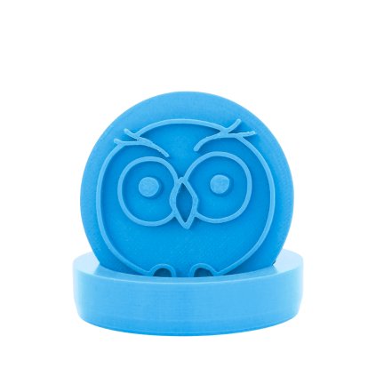 Vykrajovátko s motivem - Vyhoukaná sova (Průměr 6 cm)