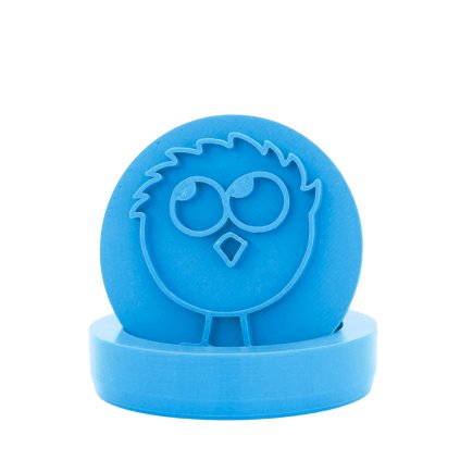 Vykrajovátko s motivem - Rozčepířené ptáče (Průměr 6 cm)