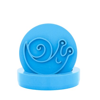 Vykrajovátko s motivem - Šnek s úsměvem (Průměr 6 cm)