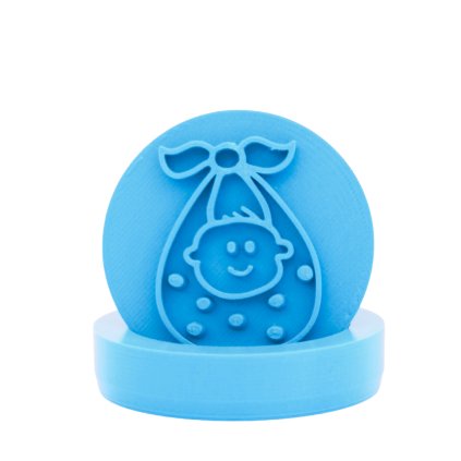 Vykrajovátko s motivem - Miminko uzlíček (Průměr 6 cm)