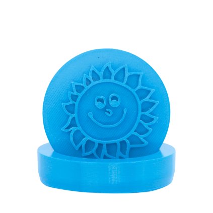 Vykrajovátko s motivem - Vysmáte sluníčko (Průměr 6 cm)