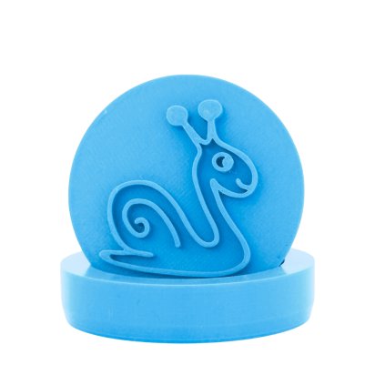 Vykrajovátko s motivem - Šneček s tykadly (Průměr 6 cm)