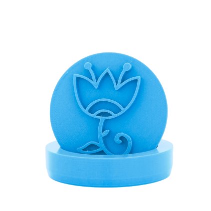 Vykrajovátko s motivem - Folklor - kvítko (Průměr 6 cm)