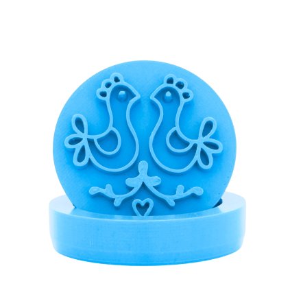 Vykrajovátko s motivem - Folklor - hrdličky (Průměr 6 cm)