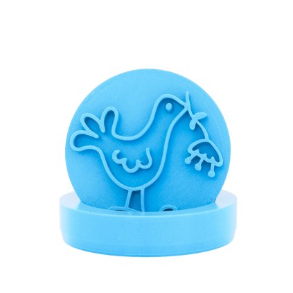 Vykrajovátko s motivem - Folklor - holubička (Průměr 6 cm)