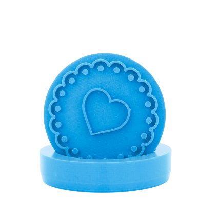 Vykrajovátko s motivem - Srdíčko s vykrojením - tradiční (Průměr 6 cm)