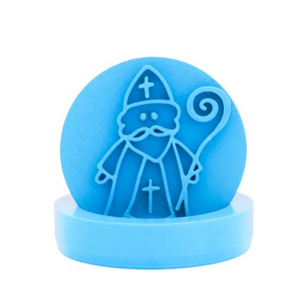 Vykrajovátko s motivem - Mikuláš (Průměr 6 cm)