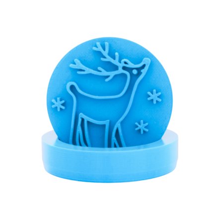 Vykrajovátko s motivem - Jelen (Průměr 6 cm)