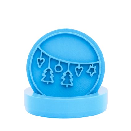 Vykrajovátko s motivem - Vánoční ozdoby (Průměr 6 cm)