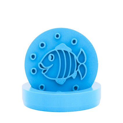 Vykrajovátko s motivem - Vánoční ryba (Průměr 6 cm)