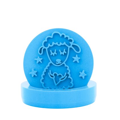 Vykrajovátko s motivem - Vánoční ovečka (Průměr 6 cm)