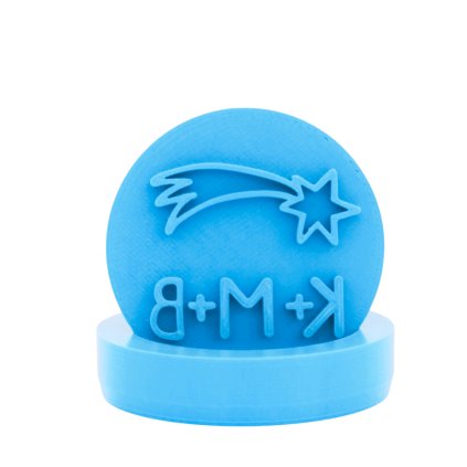 Vykrajovátko s motivem - Tři králové (Průměr 6 cm)