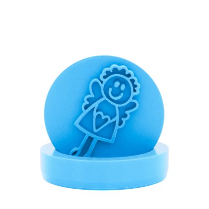 Vykrajovátko s motivem - Nejmilejší anděl (Průměr 6 cm)