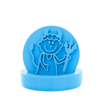 Vykrajovátko s motivem - Čertík (Průměr 6 cm)