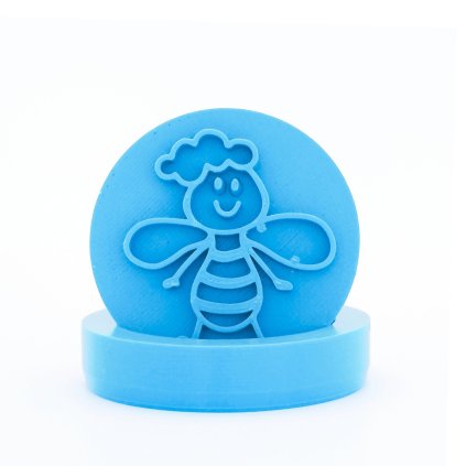 Vykrajovátko s motivem - Včela Toník (Průměr 6 cm)