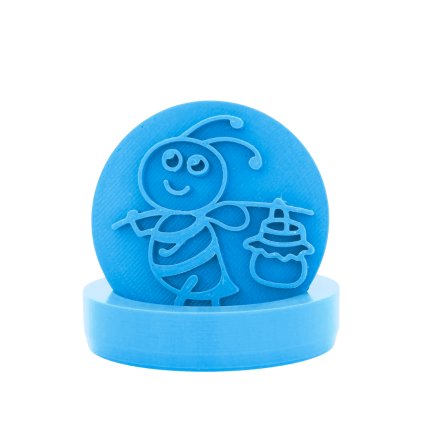 Vykrajovátko s motivem - Včelka cestoval (Průměr 6 cm)