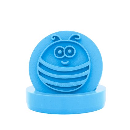 Vykrajovátko s motivem - Včelí pučmeloud (Průměr 6 cm)