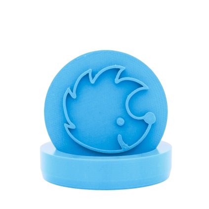 Vykrajovátko s motivem - Ježek (Průměr 6 cm)