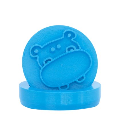 Vykrajovátko s motivem - Hrošík s velkou pusou (Průměr 6 cm)