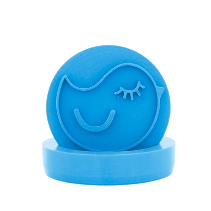 Vykrajovátko s motivem - Spící ptáček (Průměr 6 cm)