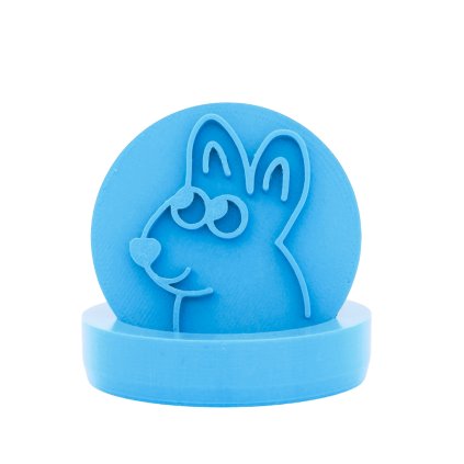 Vykrajovátko s motivem - Chlupáček (Průměr 6 cm)