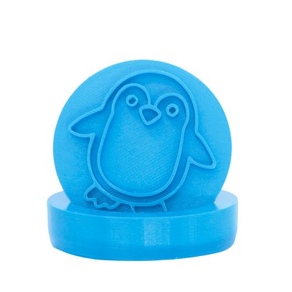 Vykrajovátko s motivem - Tučňák (Průměr 6 cm)