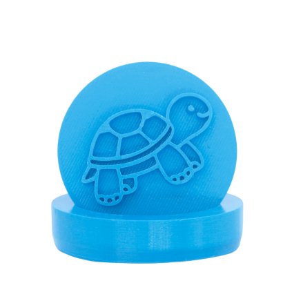 Vykrajovátko s motivem - Želva (Průměr 6 cm)