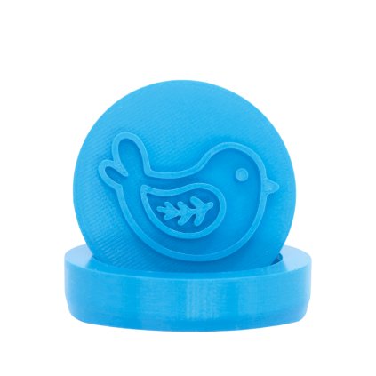 Vykrajovátko s motivem - Vánoční ptáče (Průměr 6 cm)