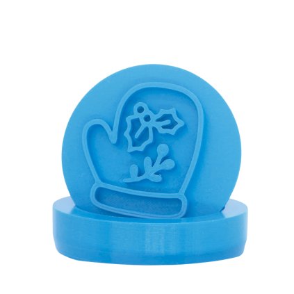 Vykrajovátko s motivem - Vánoční rukavice (Průměr 6 cm)