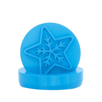 Vykrajovátko s motivem - Vánoční vločka (Průměr 6 cm)