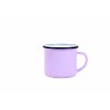 Smaltovaný hrnek liliový