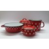 red cookware
