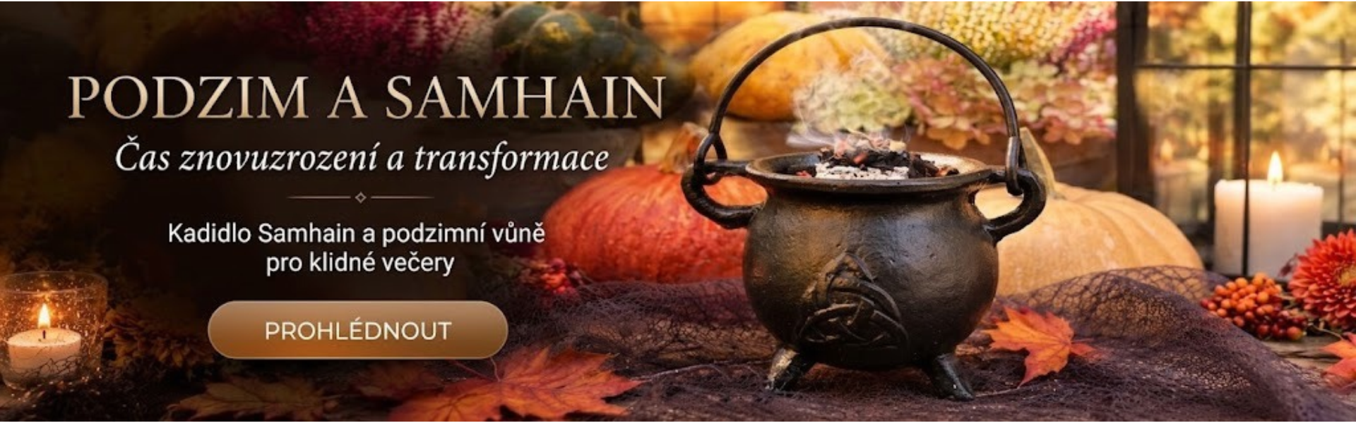 Kadidlo Samhain a vůně podzimu