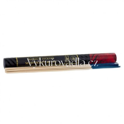 Luxusní dlouhé vonné tyčinky MIDNIGHT ROSE 34 cm