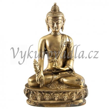Buddha Léčitel socha mosaz 20 cm, 1,6 kg