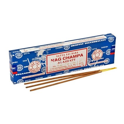 Satya NAG CHAMPA vonné tyčinky Indie 100g