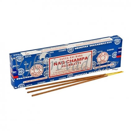 Satya NAG CHAMPA vonné tyčinky Indie 100g