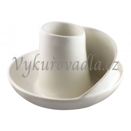 Miska na šamanské svazky keramika bílá