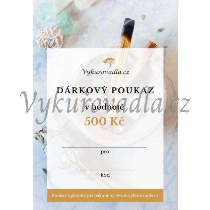 Dárkový poukaz 500 Kč