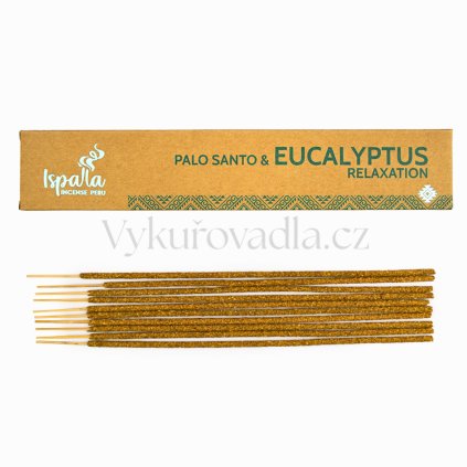 RELAX PALO SANTO & EUKALYPTUS extra prémiové tyčinky z PERU