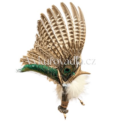 Vykuřovací šamanský vějíř KRÁLOVNA KRÁL