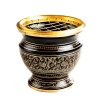 Kadidelnice MISKA k vykuřování se zlatými ornamenty