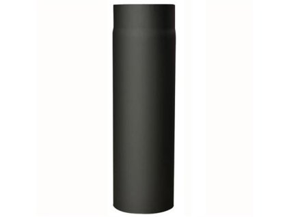 Rúra dymová hrubostenná 1,5 / 130 mm / 0,5 m, čierna