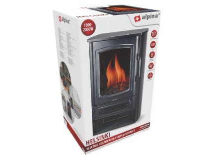 elektrický vyhrievací krb helsinki