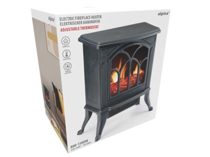 elektrický vyhrievací krb alpina