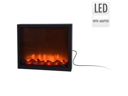 elektrický svietiaci krb led plamen
