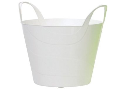 Nádoba na drevo FLEXI 42cm/30l, biela