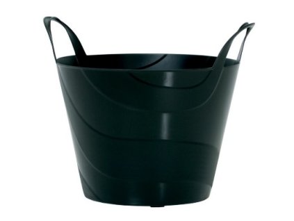 Nádoba na drevo FLEXI 42cm/30l, čierna